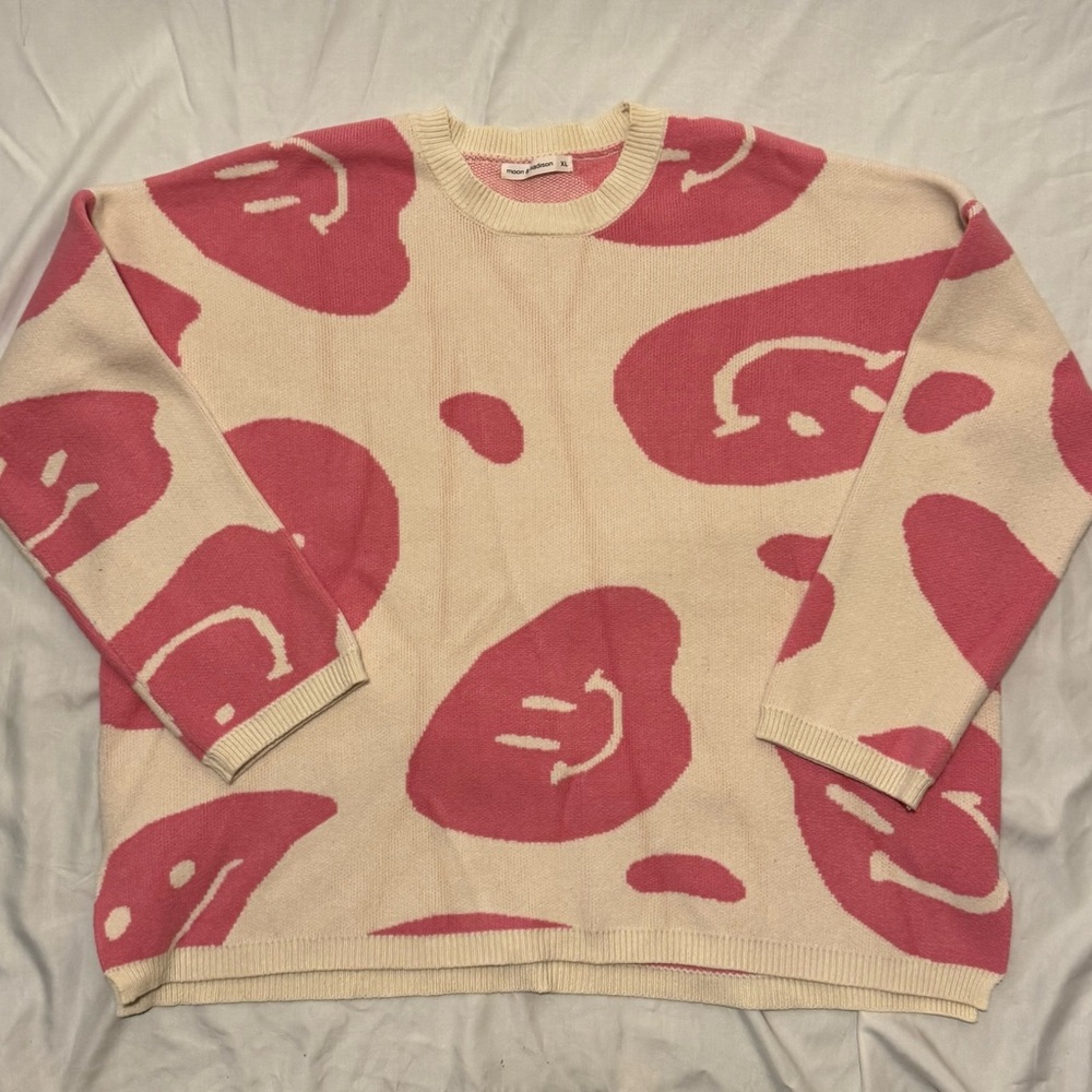 Moon & Madison Smiley Sweater